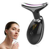 Dual-Function 3 Colors Face and Neck Massager with LED Light