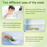 Natural Jade Eye Mask: Cooling Relief for Puffiness and Fatigue