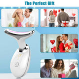 Dual-Function 3 Colors Face and Neck Massager with LED Light