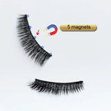 Magnetic Eyelashes 3D Faux Mink Eyelash Makeup Magnet Lashes Eyeliner 