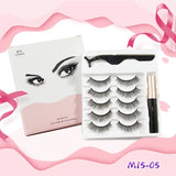 Magnetic Eyelashes 3D Faux Mink Eyelash Makeup Magnet Lashes Eyeliner 