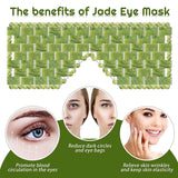 Natural Jade Eye Mask: Cooling Relief for Puffiness and Fatigue