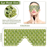 Natural Jade Eye Mask: Cooling Relief for Puffiness and Fatigue